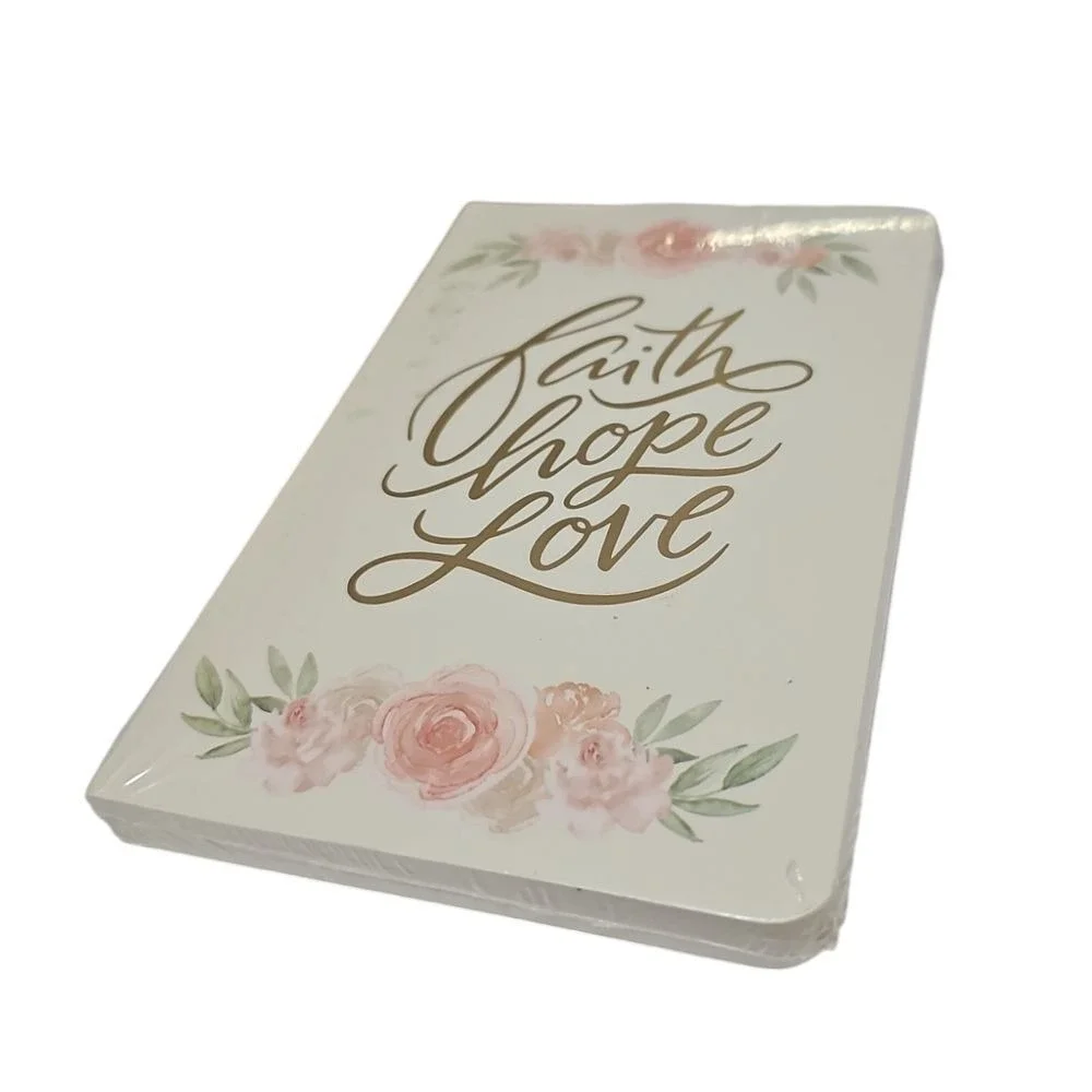 Town Street Arts Faith Hope Love Set‎ of Three Lined Journals